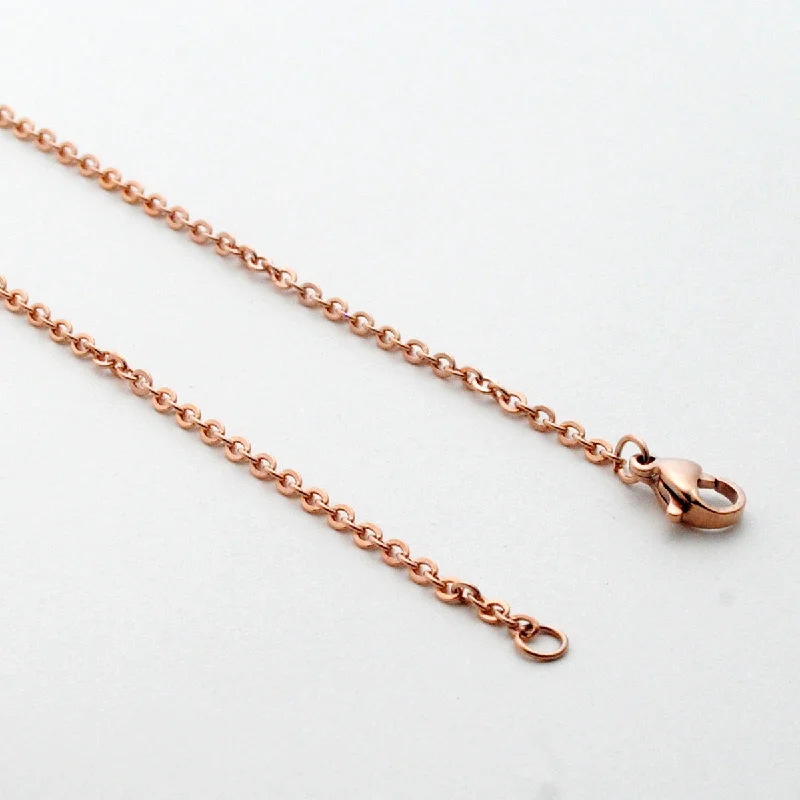 Rose Gold 1.6mm-45cm