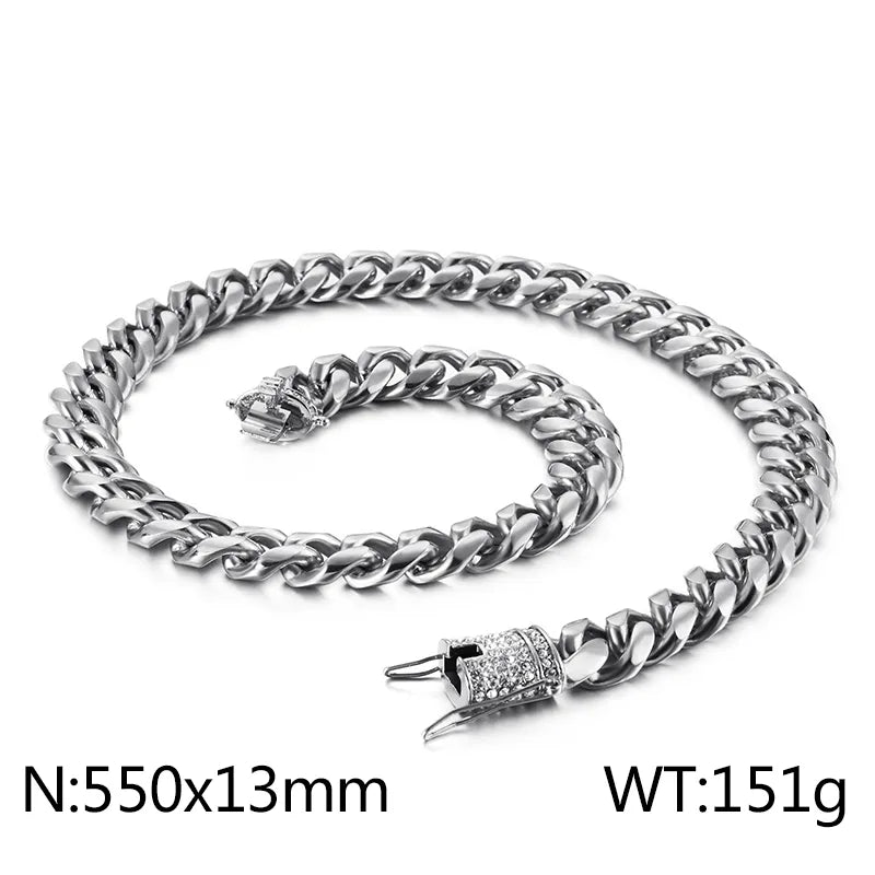 Steel Color Diamond 13mm55cm