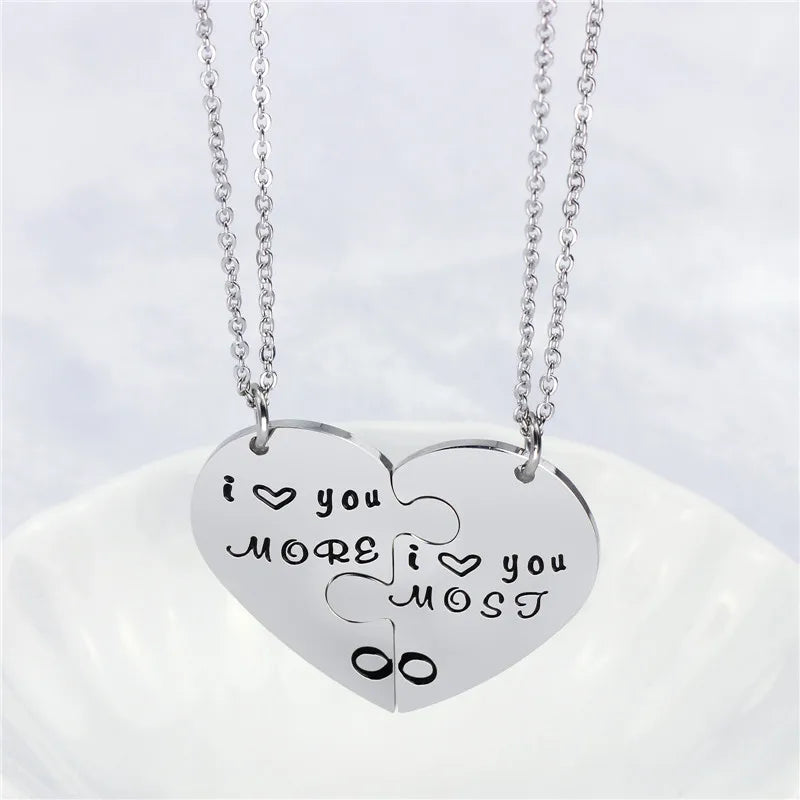 Beautiful necklaces and pendants with layered chains for a fashionable, chic look-Simple Style Letter 304 Stainless Steel Unisex Pendant Necklace