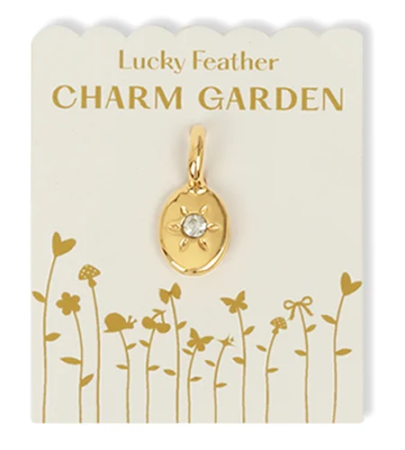 Best necklaces and pendants with adjustable chains for a customizable fit-Charm Garden - Birthstone - APRIL