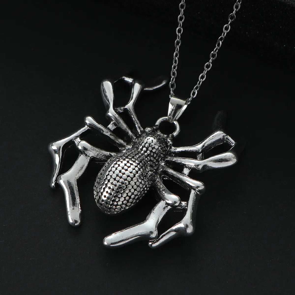 Necklaces and pendants with ocean-inspired designs for a refreshing, beachy feel-IG Style Funny Cool Style Spider Alloy Unisex Pendant Necklace