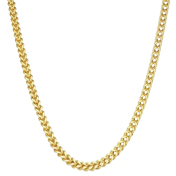 Best necklaces and pendants with seashell designs for a tropical, beachy vibe-Classy Men 6mm Gold Franco Chain Necklace