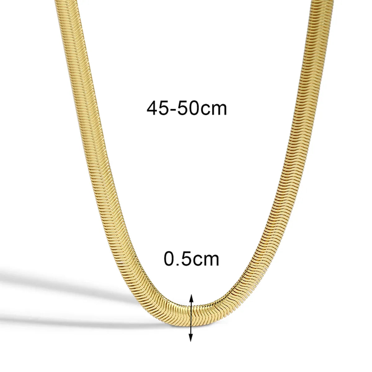 Elegant necklaces and pendants with gold chains for a chic, timeless appearance-Simple Style Solid Color Copper Plating 18k Gold Plated Women's Necklace