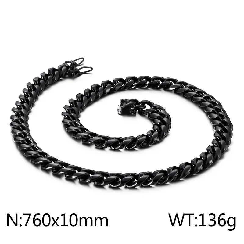 Black 10mm76cm