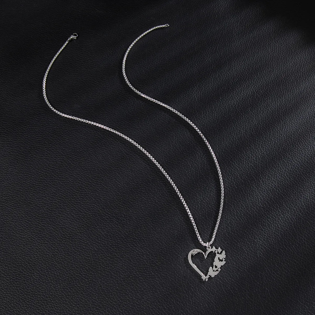 Unique necklaces and pendants with artistic shapes for a creative, one-of-a-kind design-Basic Simple Style Classic Style Heart Shape 201 Stainless Steel Unisex Pendant Necklace