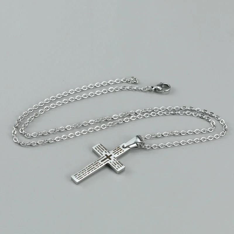 Steel Pendant + O Chain 2.4mm * 60cm [English Style]]