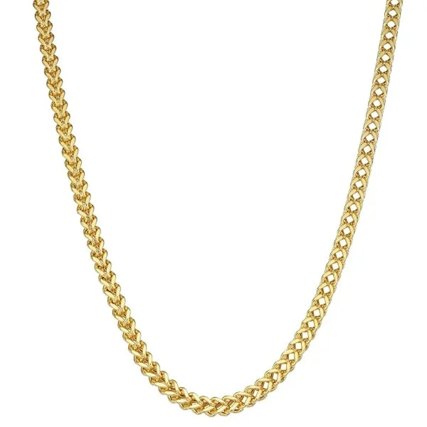 Necklaces and pendants with star-shaped designs for a whimsical, celestial touch-Classy Men 4mm Gold Franco Chain Necklace