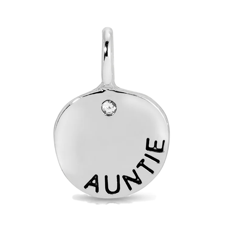 Best necklaces and pendants with floral designs for a feminine and elegant feel-Charm Garden - Silver - Auntie