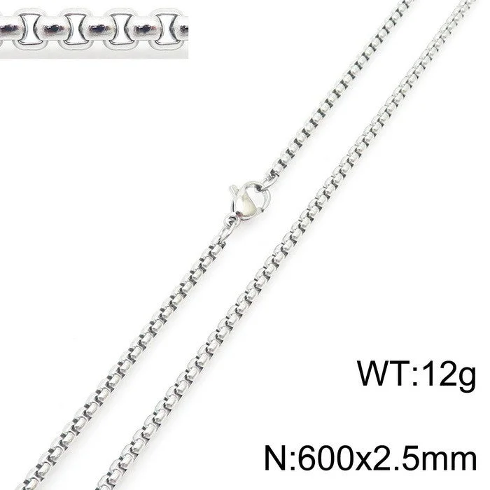 Steel Color Necklace