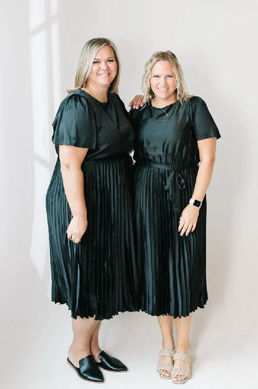 Plus size dresses featuring braided trims are artsy -Sandals with perforated designs -Plus size dresses with floral embroidery -Loraine Midi