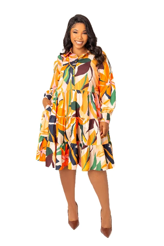 Comfortable plus size dresses for daily wear feel great -Women's sandals with arch support -Plus size maxi dresses -Floral Long Sleeve Tiered Shirt Dress