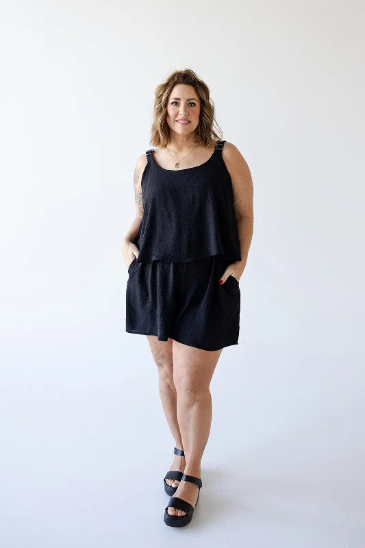 Plus size dresses with playful details add charm -Summer sandals with heels -Plus size formal dresses -TEXTURED LIGHTWEIGHT ROMPER