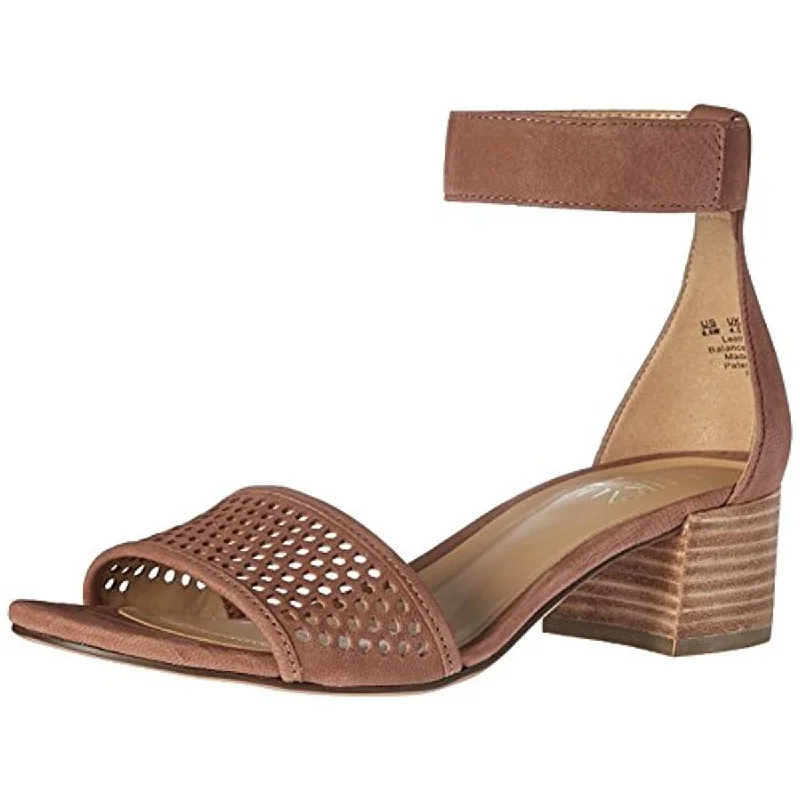 Stylish sandals for women with thick straps and chic buckle details for casual outfits-Naturalizer Womens Faith Perforated Pumps Heels