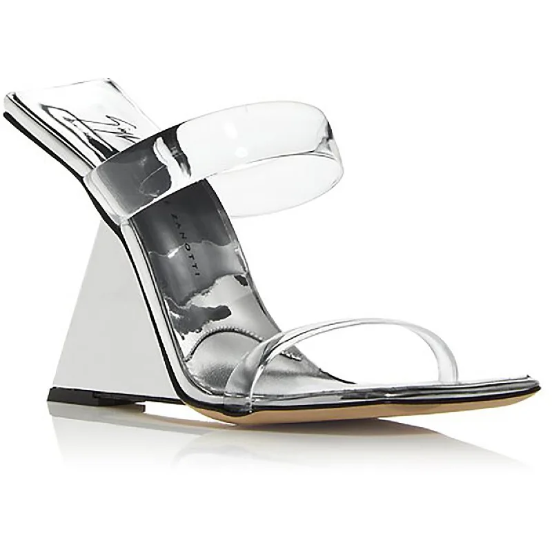 Beach sandals for women with flip-flop style and waterproof construction for comfort-Giuseppe Zanotti Womens Leather Slide On Heels