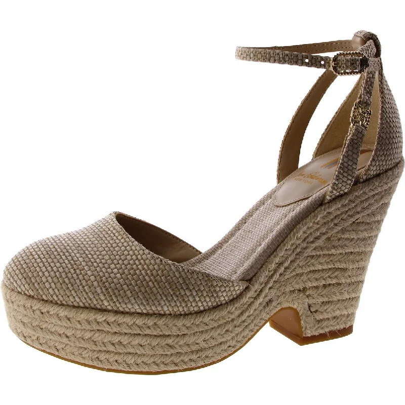 Comfortable sandals for men with cushioned footbed and supportive straps-Sam Edelman Womens Nati Buckle Ankle Strap Espadrille Heels